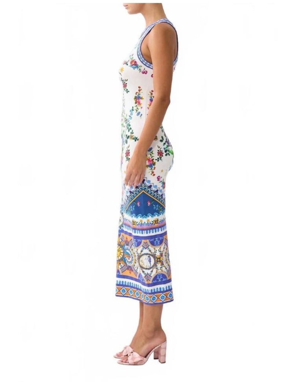 NWT Camilla Jersey Tank Dress in “Tiles Darls” sz 3X - Picture 3 of 12